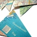 Vintage Map Garland- Randomized and Packaged