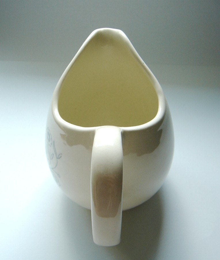 Vintage creamer Blue Meadow by Royal China