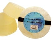 SHAVE Soap - JAMES MUSK - Elevate your shaving regimine with this sexy Musk - Shaving Mug Refill by Man Cave Soapworks
