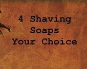 SHAVING SOAP - Shave Puck Refill - Men's 4 Pack - by Man Cave Soapworks