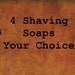 SHAVING SOAP - Shave Puck Refill - Men's 4 Pack - by Man Cave Soapworks