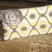 Yellow and Gray Custom Made Bridesmaids Wristlets ... Set of 4 w/detachable flowers