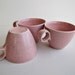 Pink Coffee Cups