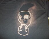 The Gas Mask Black Tee Shirt.