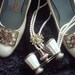 Vintage Pearl White Bridal Shoes