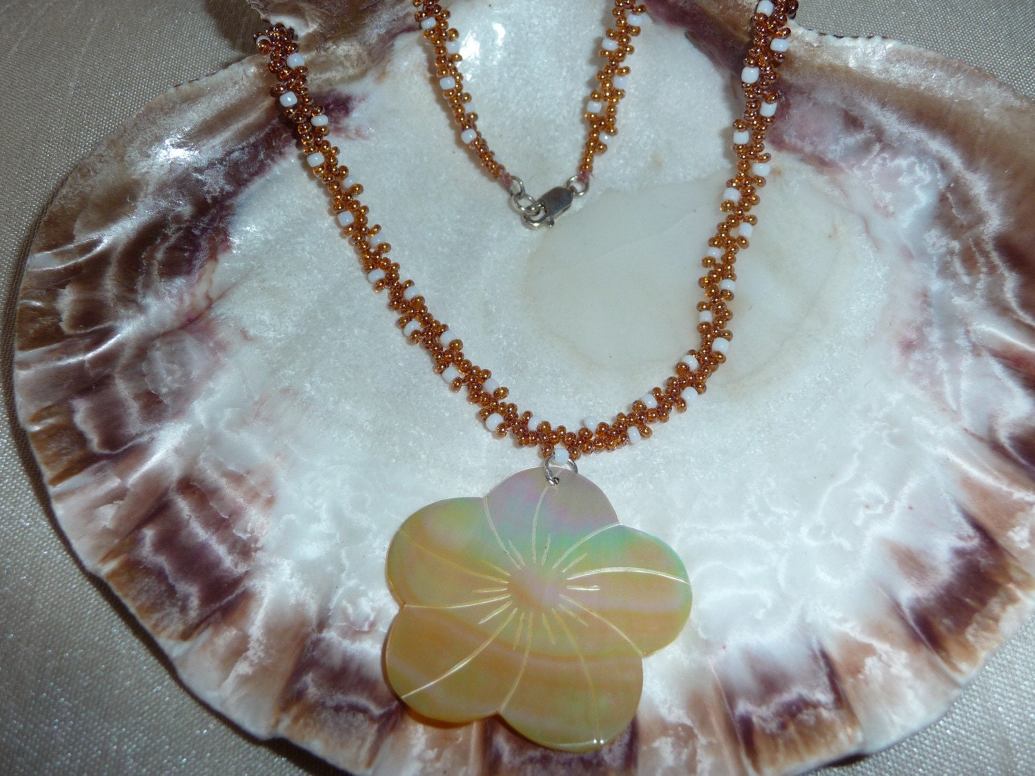 Mother of pearl necklace
