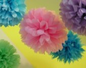Set of 50 Poms - Your Color Choice - 5 More Poms FREE