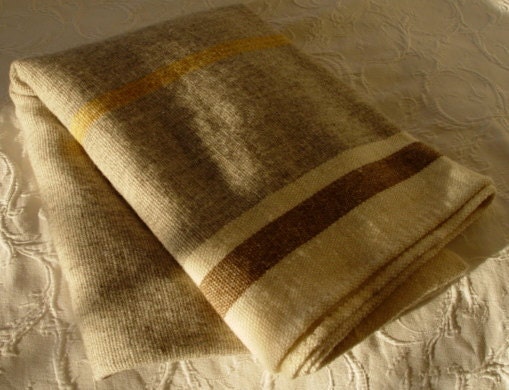 Available to ship Friday, February 28, 2014,  Merino Wool Blanket Hand Woven by Dianne Nordt