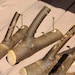 Set of 6 Rustic Coat Hanger Branch Holder Hardwood Ash