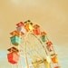 ferris wheel,squared carnival print,carnival ride,amusement park,vintage inspired,candy colors,childrens room, kids room,nursery wall decor
