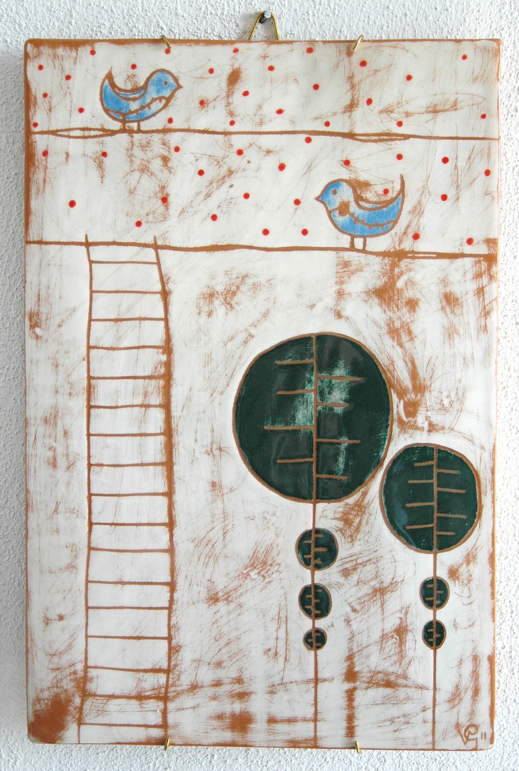 pottery - ceramic -bird