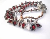 Vintage Necklace Shells and Seeds - Ethnic Sixties