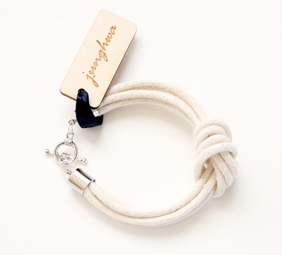 Rope Bracelet - Knot Bracelet - I Love Knots - As Seen In LuckyMag
