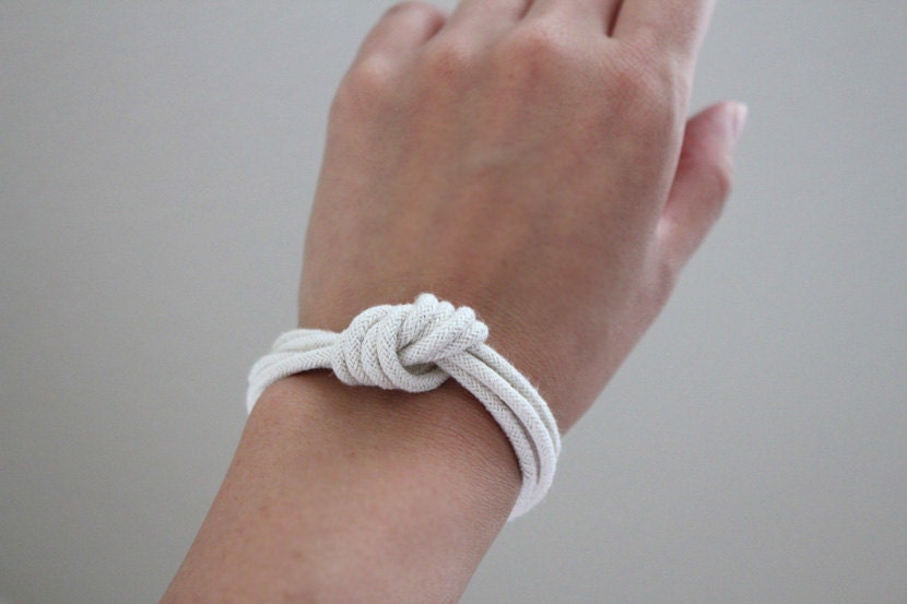 Rope Bracelet - Knot Bracelet - I Love Knots - As Seen In LuckyMag