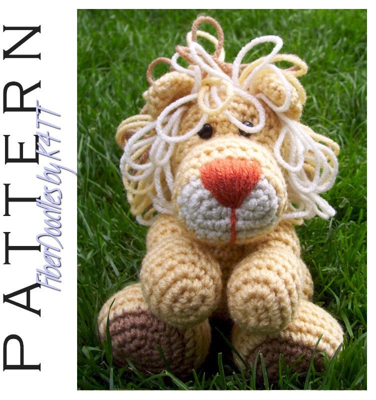 CROCHET PATTERN - Handful of Lion