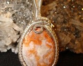 SALE Mexican Crazy Lace Pendant