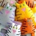 Tiger - Tabby Cat Embroidery Design for Machine Embroidery - Softie In-The-Hoop