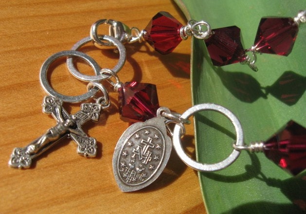 Crystal Rosary Bracelet