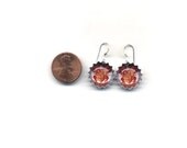 Harry Potter Inspired - Gryffindor Crest 2 - bottle cap earrings - FREE SHIPPING