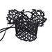 Victorian handmade lace cuff bracelet Gothic lace fashion statement Steampunk jewelry - black