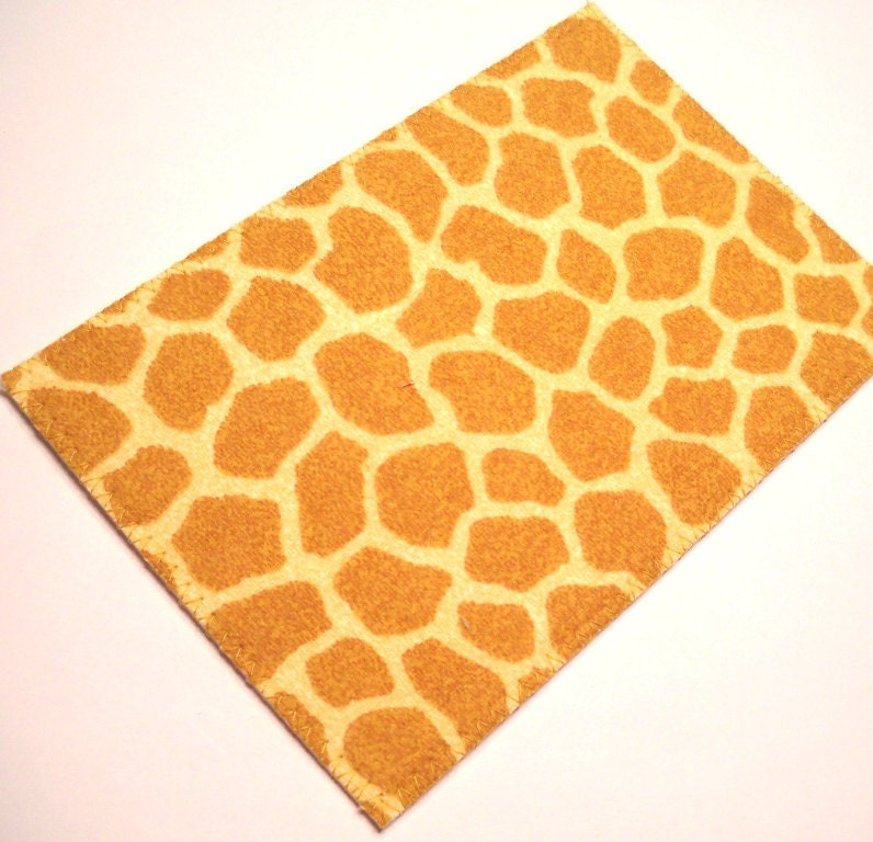 Fabric Postcard - Giraffe
