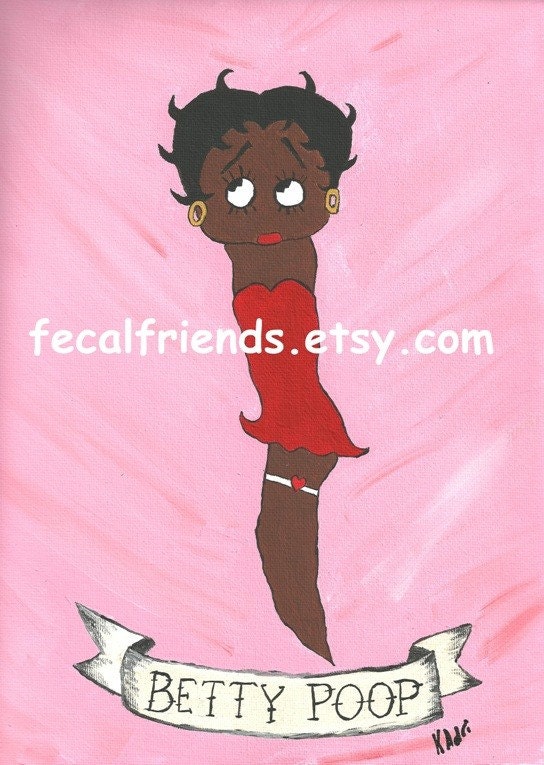 Betty Poop  8x10 print