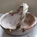 MAY 10% SALE Rustic clay basket natural, terracotta, garden, storage