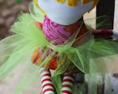 Handmade Stuffed Rag Doll with Tutu - Custom Designed By You