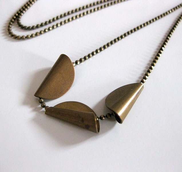 Scroll Necklace - LAST ONE