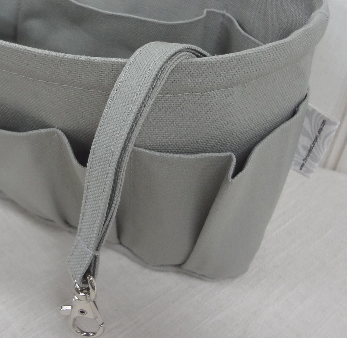 Purse ORGANIZER insert SHAPER / With Swivel Snap / You choose the color & size / Extra STURDY / 5 Sizes Available