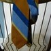 Sleek Gold Tone Sharkskin Tie