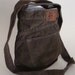 The UP-POCKETS Forest Green bag made from upcycled Banana Republic corduroy pants by ejhern