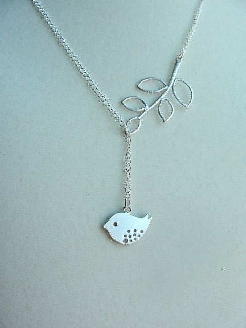 Silver Birdy Dangle Lariat
