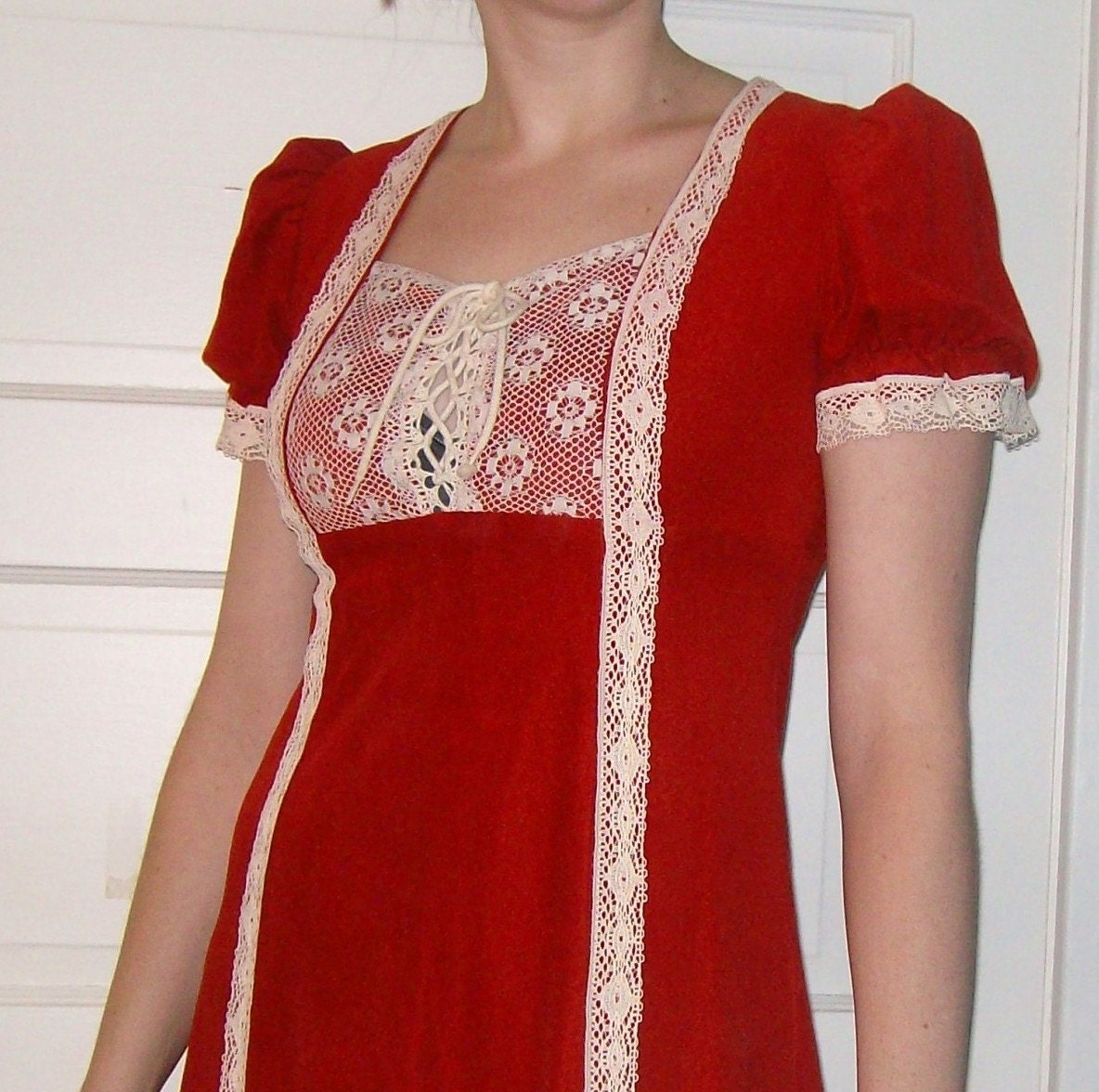 Vintage Dress Renaissance Corset Gunne Sax (S-M)