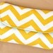 XL Classic Clutch- Sweet Mustard Yellow with Teal Polka- Made to Order (last one)