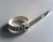 Plastic Adjustable Ring Size Finder - Reusable ring gauge