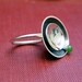 Fidget Ring with Kinetic Gem Ball - Choice of Jade, Lapis, Tiger's Eye, or Amethyst