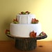 11 x 15 Rustic wood Cake Stand