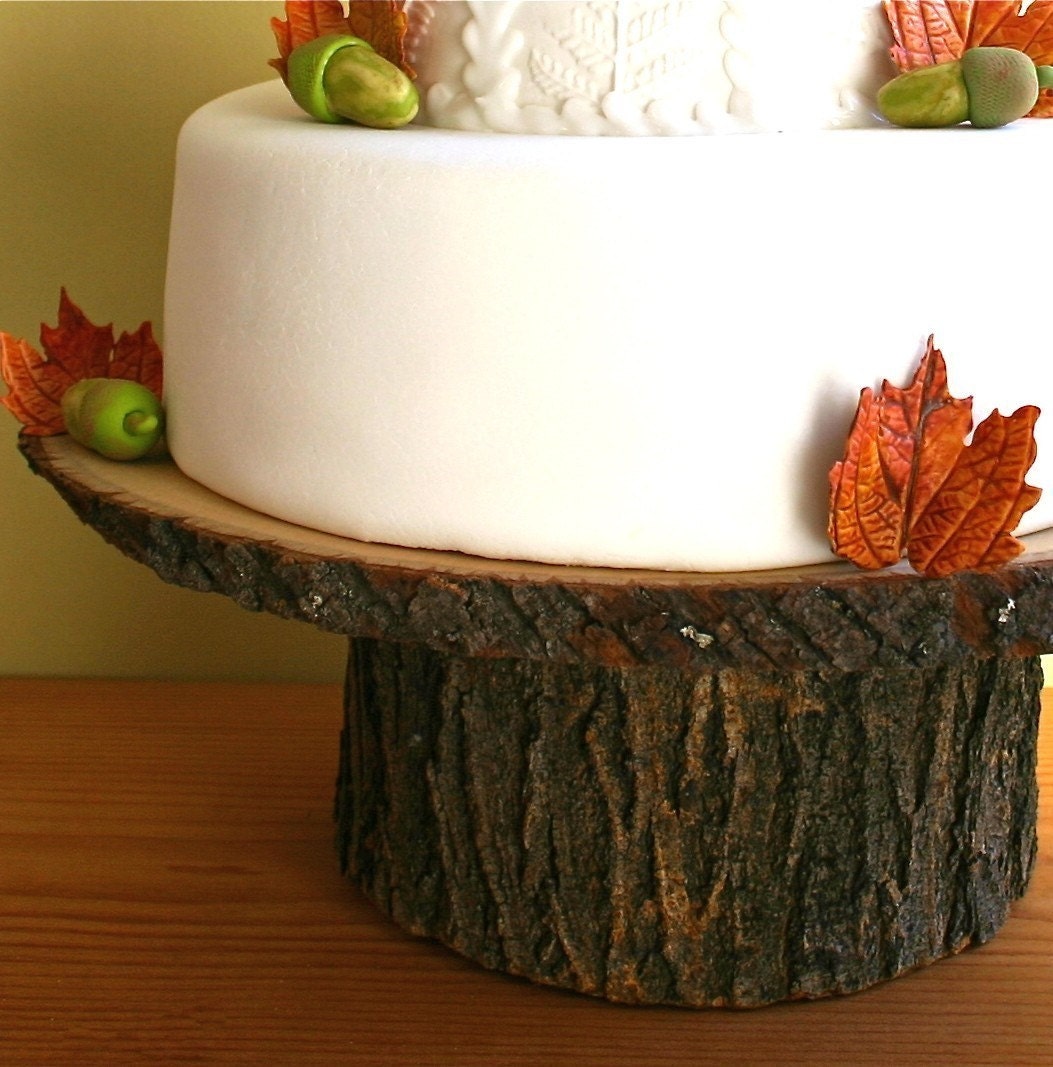 Large 11 x 13 Rustic wood Cake Stand READY TO SHIP with 2 day shipping