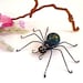 Large Blue Spider Handmade Shooter Marble Bad Bob