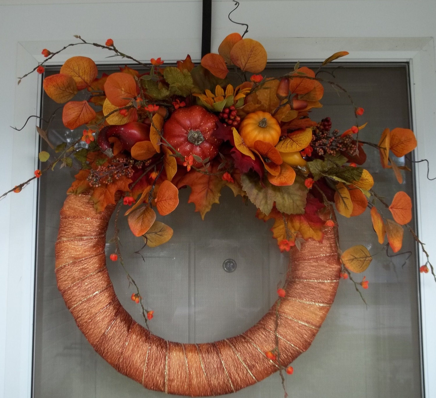 Fall Wreath,Holiday Wreath,Outdoor Wreath,wreath,Harvest,Octoberfest