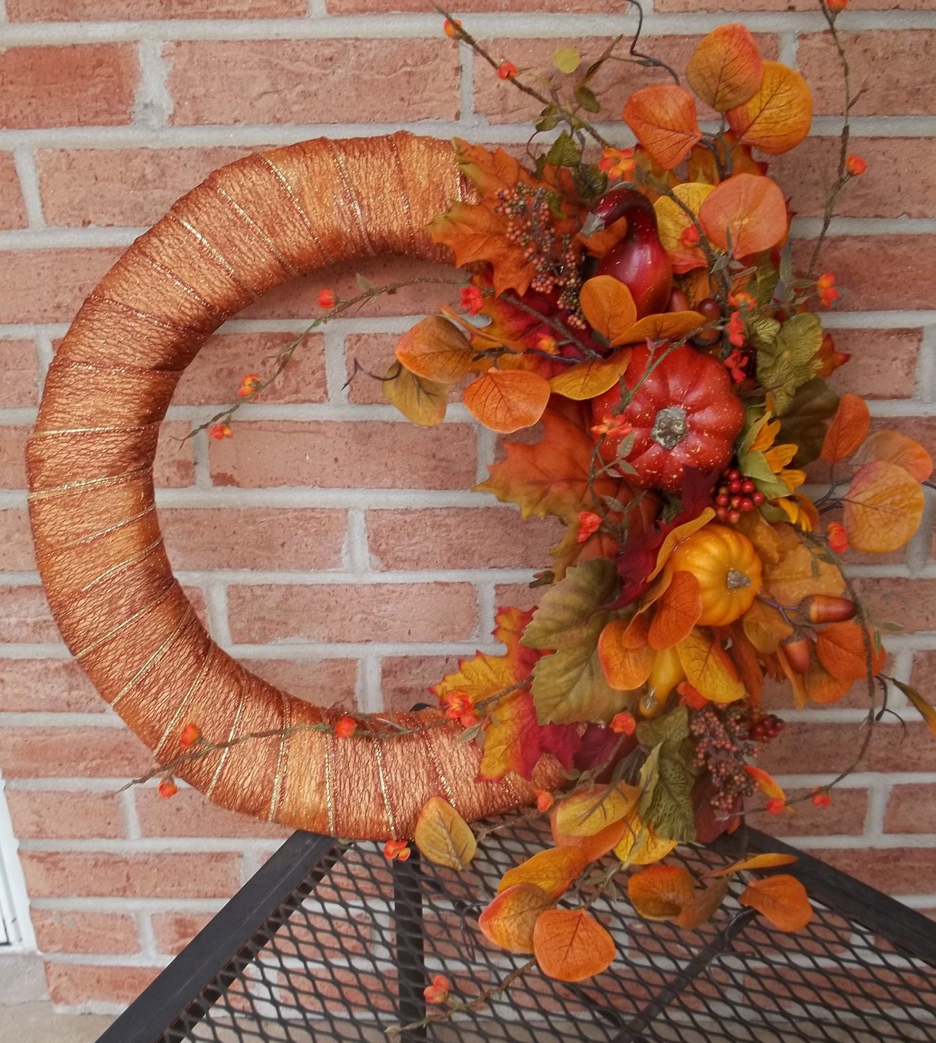 Fall Wreath,Holiday Wreath,Outdoor Wreath,wreath,Harvest,Octoberfest