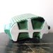 emerald green ceramic horse planter - hollywood regency - spring - equine
