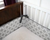 Geometric Custom Crib Bumper- Boy or Girl- YOU PICK DETAILS
