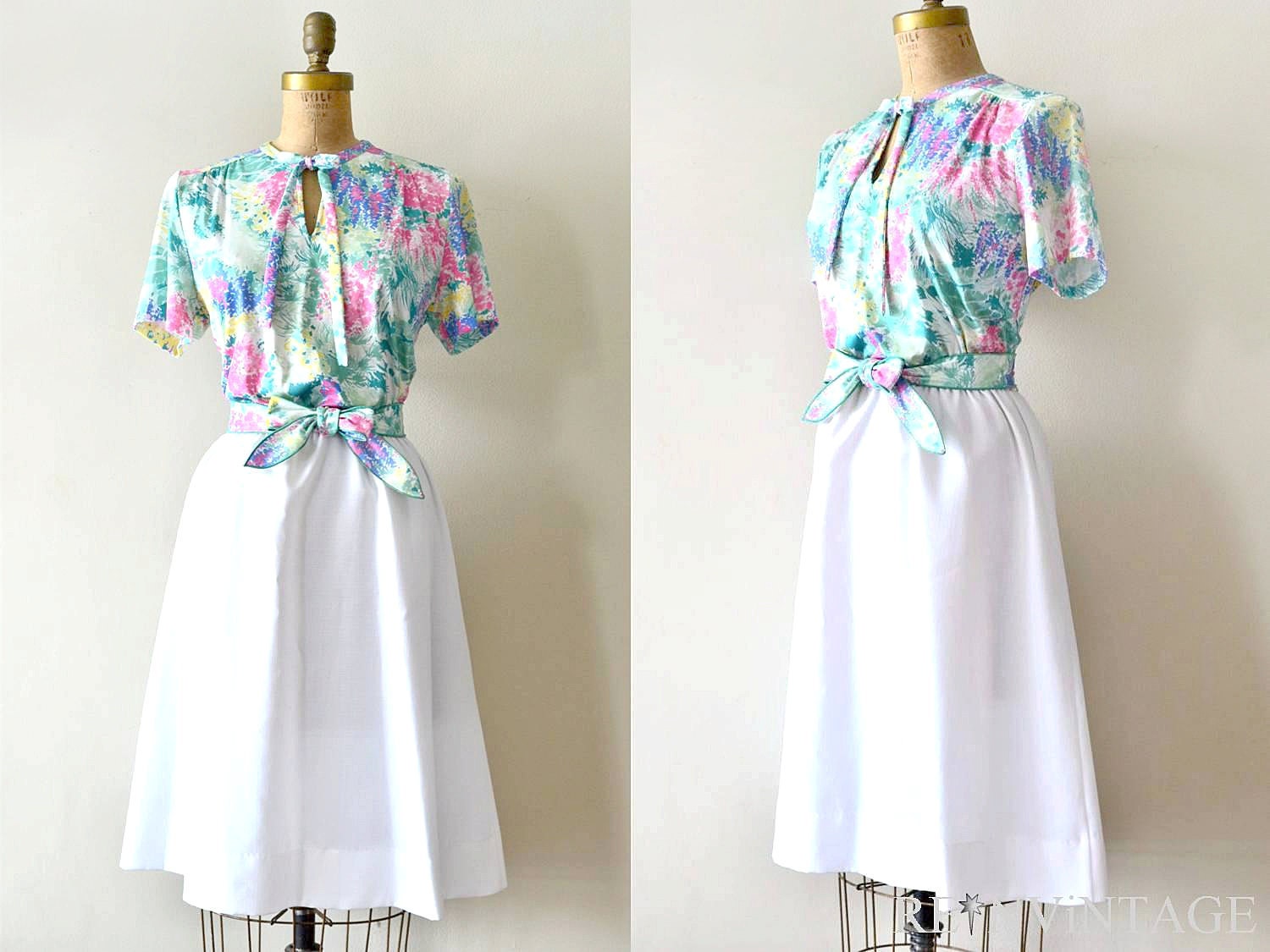 vintage 1960s dress : MiNT JULEP floral print