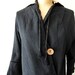 RESERVED...vintage edwardian coat : early 1900s ecru lace black jacket