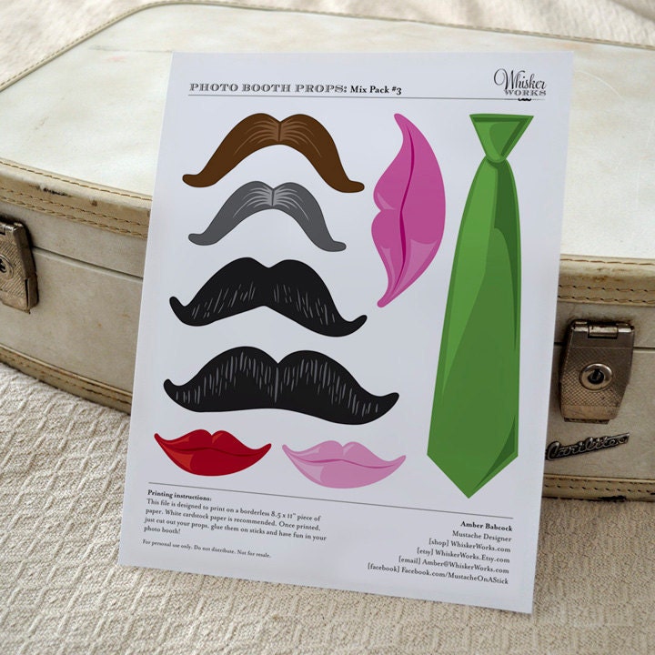 DIY Photo Booth Printables - Mix Pack - No. 3 Il_170x135
