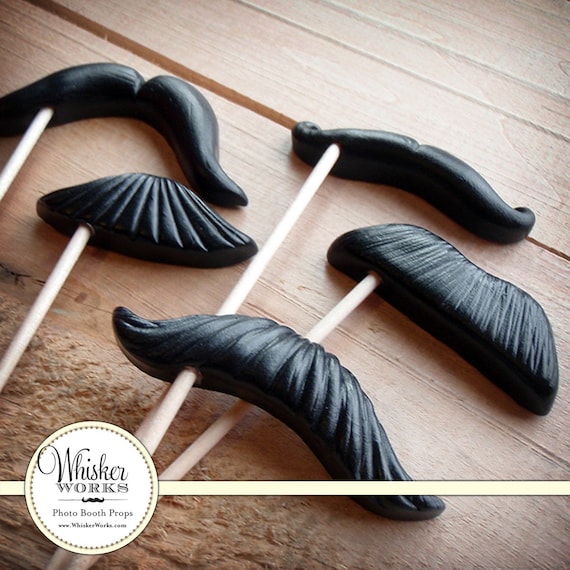 Quintessential Mix of Mustaches - Set of 5