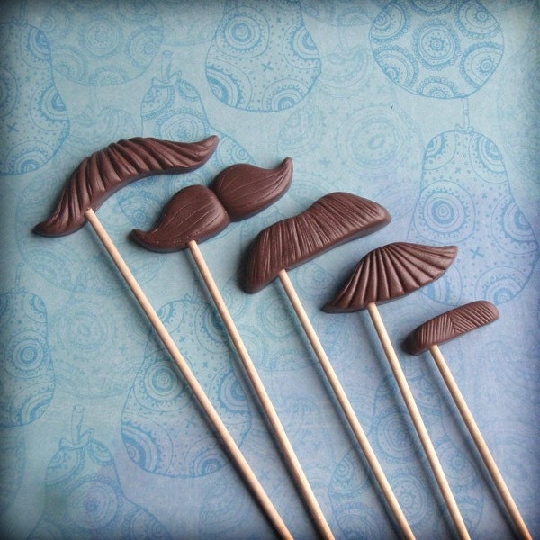 The Twilight Affair - Mustache Props - Set of 10