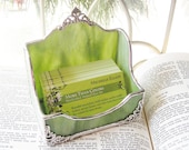 NEW Xtra Large  Sage Business Card Holder